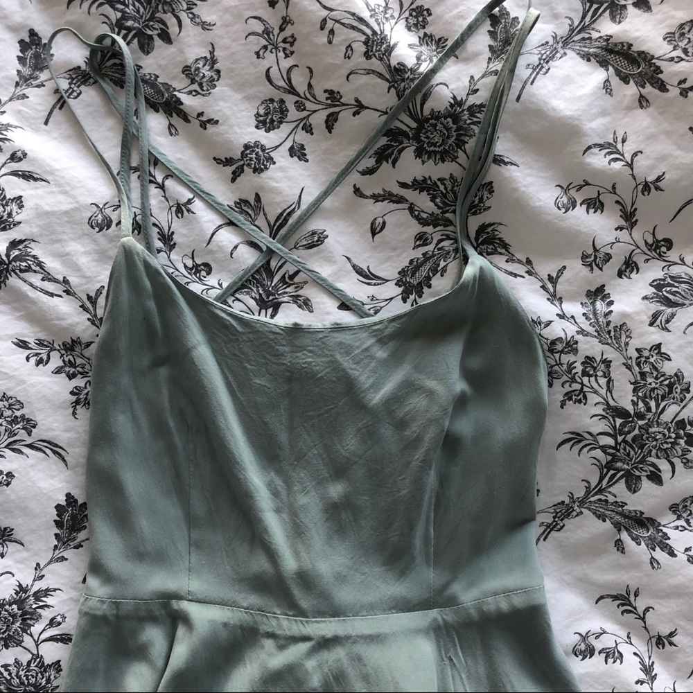 Cross Back Mini-Dress - Picture 2 of 6